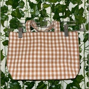 SHEIN Gingham Tote Bag
